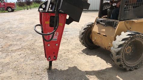 hydraulic jack hammer for skid steer|jack hammer attachment for tractor.